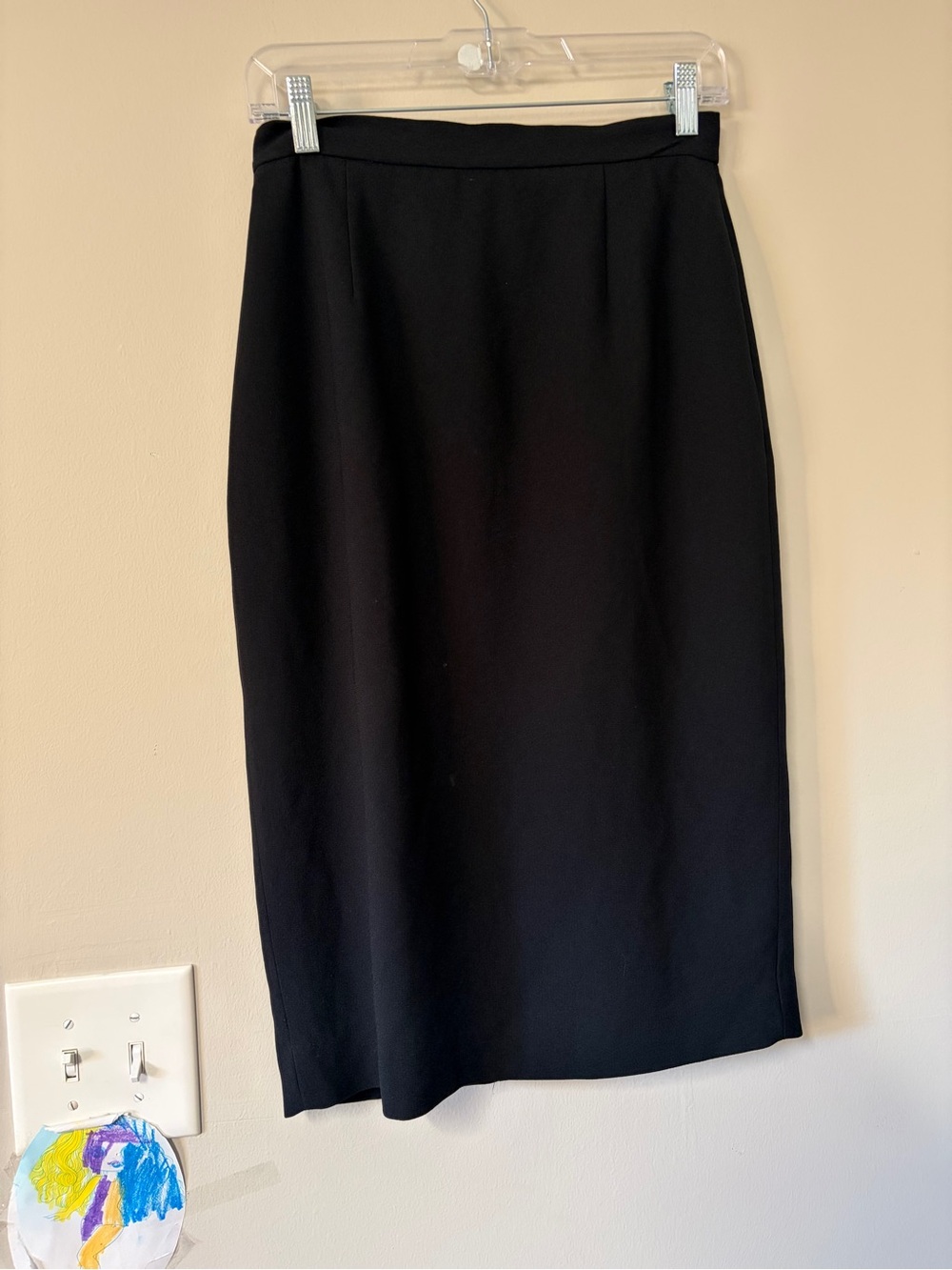 Vintage Y2K Liz Claiborne Black Pencil Skirt - Sleek Office Staple Size 8 EUC
